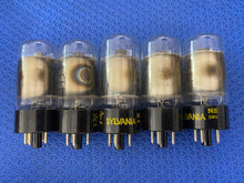 Load image into Gallery viewer, 5 Sylvania 25AV5 25AV5GA Vacuum Tubes Valves NOS NIB Lot Of Five