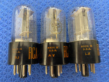 Load image into Gallery viewer, 3 RCA 6X5 6X5GT Vacuum Tubes Rectifiers NOS NIB Lot Of Three