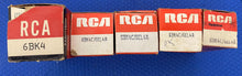 Load image into Gallery viewer, 5 RCA 6BK4 6BK4A 6EL4 6EL4A Vacuum Tubes Valves NOS NIB Lot Of Five