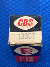 Load image into Gallery viewer, CBS Hytron 12SC7 Vacuum Tube Valve NOS NIB