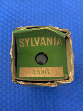Load image into Gallery viewer, Sylvania 2A4 2A4G Vacuum Tube Shoulder ST-Shape NOS NIB