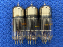 Load image into Gallery viewer, Matched Trio Sylvania 12B4 12B4A Vacuum Tubes Valves NOS NIB