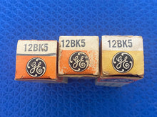 Load image into Gallery viewer, 3 General Electric GE 12BK5 Vacuum Tubes NOS NIB Lot Of Three