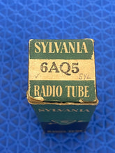 Load image into Gallery viewer, Sylvania 6AQ5 Vacuum Tube Valve NOS NIB