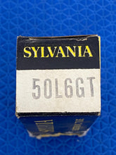 Load image into Gallery viewer, Sylvania 50L6 50L6GT Black Plate Vacuum Tube Valve NOS NIB