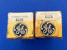 Load image into Gallery viewer, 2 General Electric GE 6JZ6 Vacuum Tubes Valves NOS NIB Lot Of Two