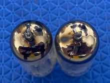 Load image into Gallery viewer, Matched Pair General Electric GE 6FQ7 / 6CG7 Vacuum Tubes NOS NIB Copper Support Rods Top Filaments