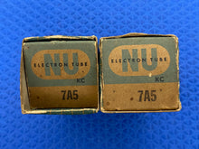 Load image into Gallery viewer, 2 National Union NU 7A5 Vacuum Tubes Valves NOS NIB Lot Of Two