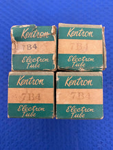Load image into Gallery viewer, 4 Sylvania 7B4 Vacuum Tubes NOS NIB Lot Of Four