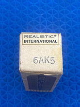 Load image into Gallery viewer, Realistic Radio Shack Gold Clad 6AK5 Vacuum Tube Valve NOS NIB