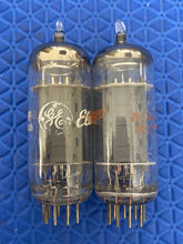 Load image into Gallery viewer, Matched Pair General Electric GE 6FQ7 / 6CG7 Vacuum Tubes Valves NOS NIB Copper Support Rods Top Filaments