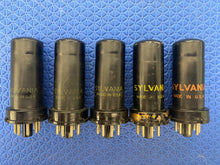 Load image into Gallery viewer, 5 Sylvania 6AG7 Vacuum Tubes Lot Of Five