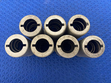 Load image into Gallery viewer, 7 Twist-Lock J-Slot Spring-Loaded #139 Tube Shields For 12AX7-Size Vacuum Tubes Lot Of Seven