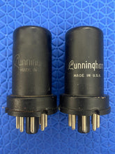 Load image into Gallery viewer, Matched Pair Cunningham 6SJ7 Vacuum Tubes