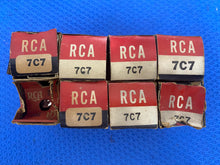 Load image into Gallery viewer, 8 RCA 7C7 Vacuum Tubes NOS NIB Lot Of Eight