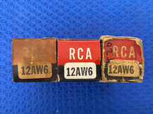 Load image into Gallery viewer, 3 RCA 12AW6 Vacuum Tubes Valves NOS NIB Lot Of Three