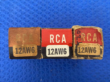 Load image into Gallery viewer, 3 RCA 12AW6 Vacuum Tubes NOS NIB Lot Of Three