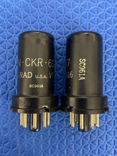 Load image into Gallery viewer, Matched Pair Ken-Rad JAN-CKR-6SJ7 6SJ7 VT116 Vacuum Tubes Milspec World War Two Vintage NOS-Testing