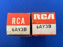 Load image into Gallery viewer, 2 RCA 6AY3 Vacuum Tubes NOS NIB Lot Of Two