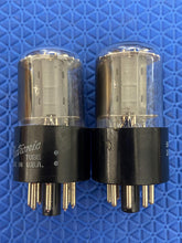 Load image into Gallery viewer, Matched Pair General Electric GE 6SN7 6SN7GTB Vacuum Tubes Copper Support Rods NOS-Testing