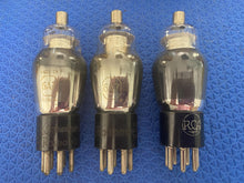 Load image into Gallery viewer, 3 RCA / RCA Cunningham 6A7 Vacuum Tubes Shoulder Shape Lot Of Three