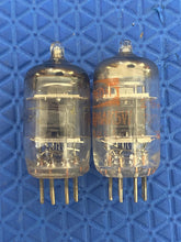 Load image into Gallery viewer, Matched Pair Raytheon 6AK5 6J1 6J2 Black Plate Vacuum