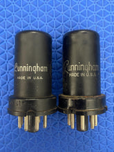 Load image into Gallery viewer, Matched Pair Cunningham 6SJ7 Vacuum Tubes