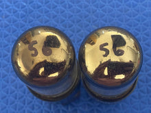 Load image into Gallery viewer, Matched Pair General Electric GE Milspec 6Y6 JAN6Y6GT Vacuum Tubes Black Plate NOS NIB