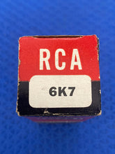 Load image into Gallery viewer, RCA 6K7 Vacuum Tube NOS NIB