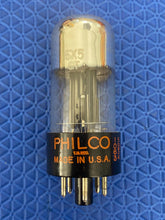 Load image into Gallery viewer, Philco 6X5 6X5GT Vacuum Tube Rectifier Chrome Dome Black Plates NOS NIB
