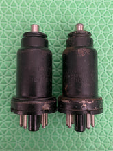 Load image into Gallery viewer, Matched Pair RCA 6K7 Vacuum Tubes Engraved Bottles NOS-Testing