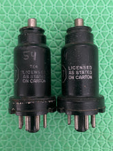 Load image into Gallery viewer, Matched Pair RCA 6K7 Vacuum Tubes NOS-Testing