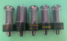 Load image into Gallery viewer, 5 Sylvania 6W6 6W6GT Vacuum Tubes NOS NIB Lot Of Five