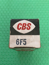 Load image into Gallery viewer, CBS 6F5 Vacuum Tube NOS NIB