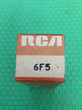 Load image into Gallery viewer, RCA 6F5 Vacuum Tube NOS NIB