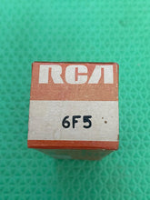 Load image into Gallery viewer, RCA 6F5 Vacuum Tube NOS NIB