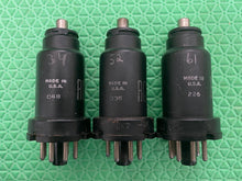 Load image into Gallery viewer, 3 RCA 6K7 Vacuum Tubes Lot Of Three