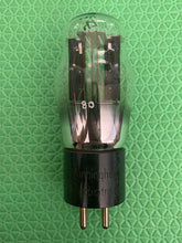 Load image into Gallery viewer, RCA Cunningham Radiotron Number Type 80 Vacuum Tube Rectifier Black Plates Engraved Base Shoulder ST Shape Hanging Filaments