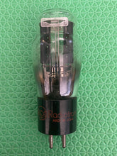 Load image into Gallery viewer, RCA Radiotron Number Type 80 Vacuum Tube Rectifier Black Plates Shoulder ST Shape Hanging Filaments