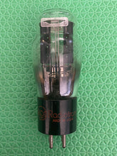 Load image into Gallery viewer, RCA Radiotron Number Type 80 Vacuum Tube Rectifier Black Plates Shoulder ST Shape Hanging Filaments