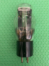 Load image into Gallery viewer, RCA Cunningham Radiotron Number Type 80 Vacuum Tube Rectifier Black Plates Engraved Base Shoulder ST Shape Hanging Filaments