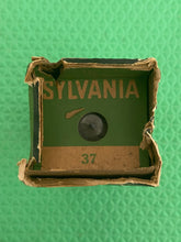 Load image into Gallery viewer, Sylvania Number / Type 37 #37 Vacuum Tube NOS NIB