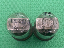 Load image into Gallery viewer, Matched Pair CBS Hytron 12SN7 12SN7GT Vacuum Tubes Valves Black T Plates NOS NIB