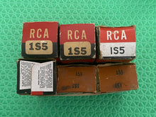 Load image into Gallery viewer, 6 RCA 1S5 Vacuum Tubes NOS NIB Lot Of Six