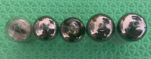 Load image into Gallery viewer, Matched Pair Sylvania 6V6 6V6GT Vacuum Tubes Black Plates Clear Bottles NOS-Testing