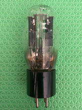 Load image into Gallery viewer, RCA Cunningham Radiotron Number Type 80 Vacuum Tube Rectifier Black Plates Engraved Base Shoulder ST Shape Hanging Filaments