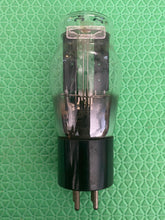 Load image into Gallery viewer, RCA Cunningham Radiotron Number Type 80 Vacuum Tube Rectifier Black Plates Engraved Base Shoulder ST Shape Hanging Filaments