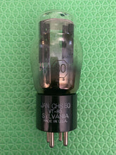 Load image into Gallery viewer, Sylvania Number / Type 80 JANCHS80 VT90 Milspec Vacuum Tube Rectifier Black Plates Shoulder ST Shape