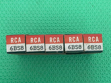 Load image into Gallery viewer, 5 RCA 6BS8 Vacuum Tubes NOS NIB Lot Of Five