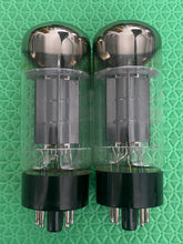 Load image into Gallery viewer, Matched Pair Shuguang 6L6 6L6WGC Black Plate Vacuum Tubes NOS-Testing